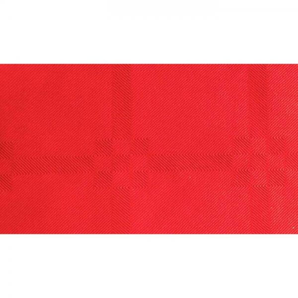 Dug - Rulledug - rød - 5000 x 118 cm - genbrugspapir - damask mønster