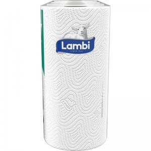 Lambi Classic køkkenrulle - 3-lags - blød og lækker - set fra siden