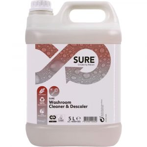 Sanitetsrengøring - Diversey SURE Washroom Cleaner & Descaler - uden farve og parfume - 5 liter