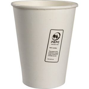 Kaffebæger uden plastik på 36 cl- 100% plastic free - 100% bio - bagside